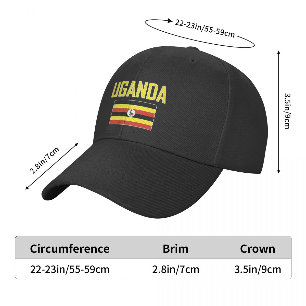 Czapka z daszkiem UGANDA z fla – Men Fashion Uganda recenzja i cena