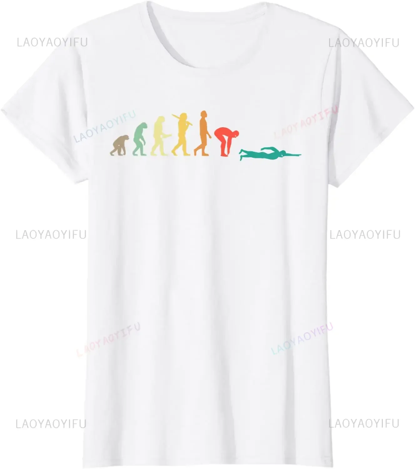 Retro Graphic Swimming Evoluti – Men'S Fashion Evolution recenzja i cena
