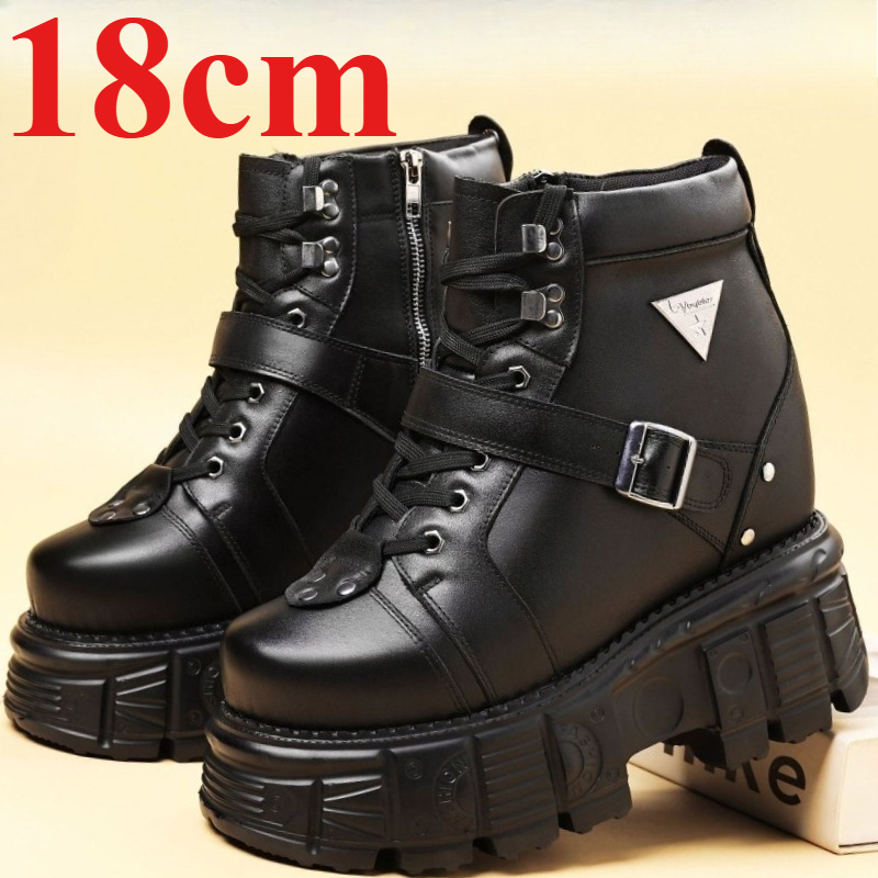 Męskie buty motocyklowe ze skó – Fashion Men'S Boots recenzja i cena
