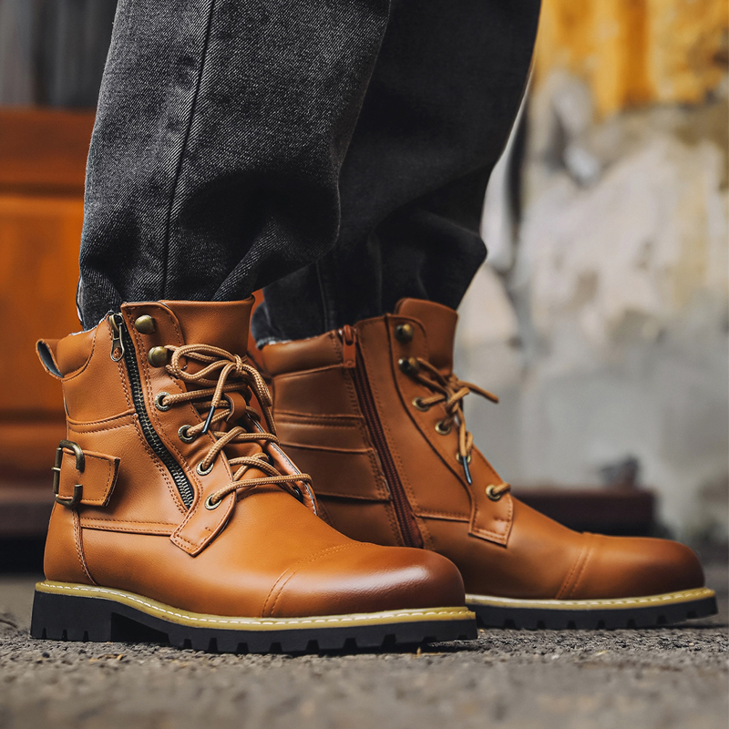 Wysokiej jakości męskie buty s – Fashion Men'S Boots recenzja i cena