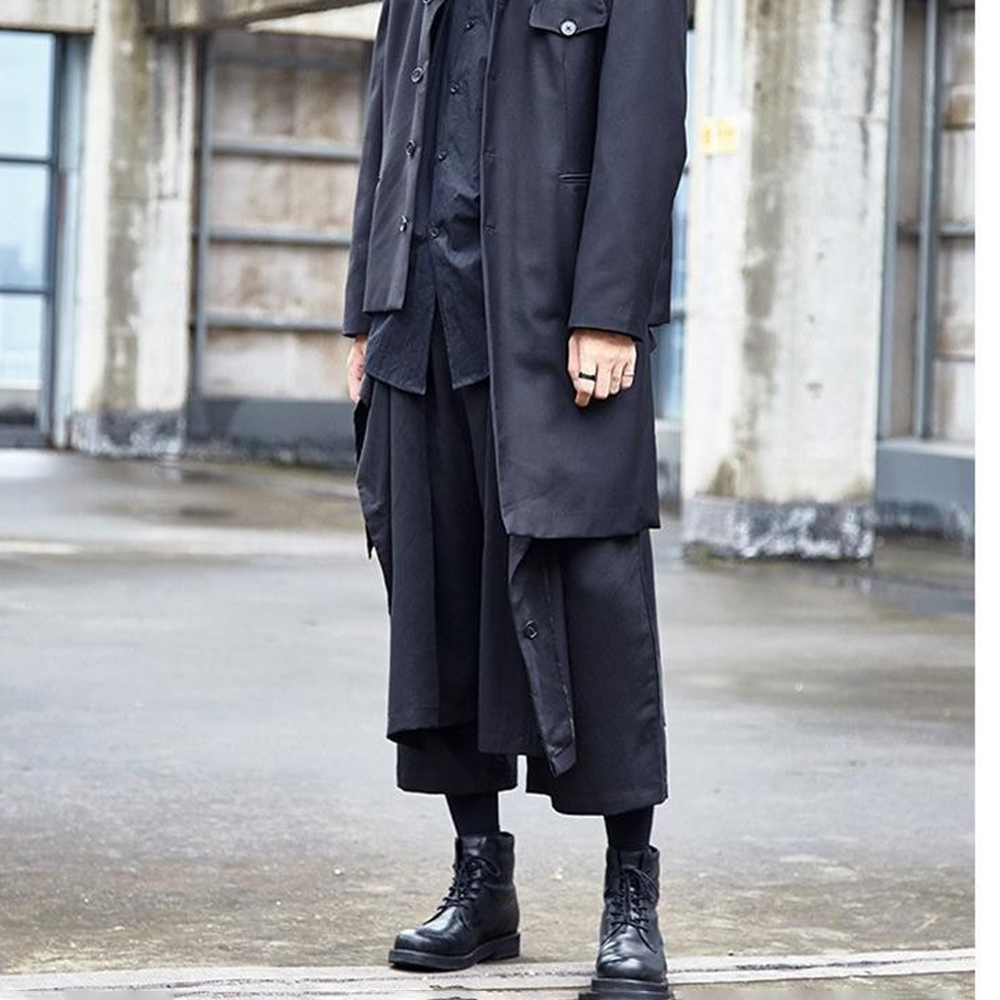 Gotyckie ciemne spodnie Y2k z  – Mens Fashion Trends 2026 recenzja i cena