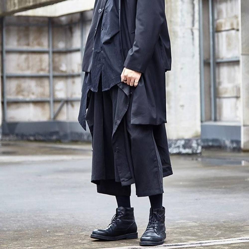 Gotyckie ciemne spodnie Y2k z  – Mens Fashion Trends 2026 recenzja i cena