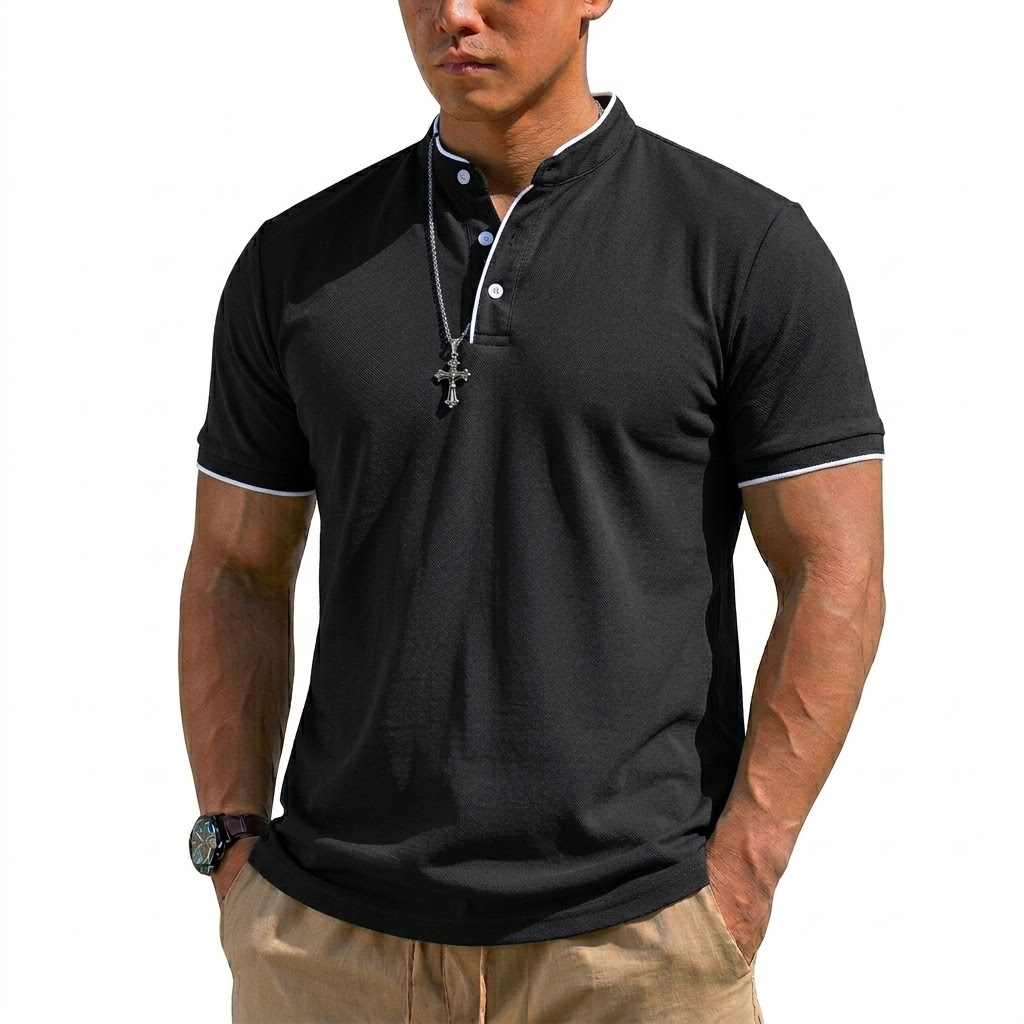 Letnia koszulka Henley z krótk – Men'S Fashion Trends 2025 recenzja i cena