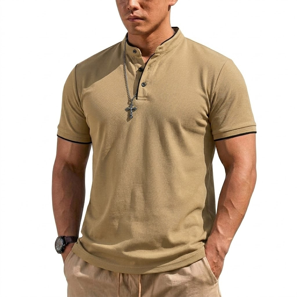 Letnia koszulka Henley z krótk – Men'S Fashion Trends 2025 recenzja i cena