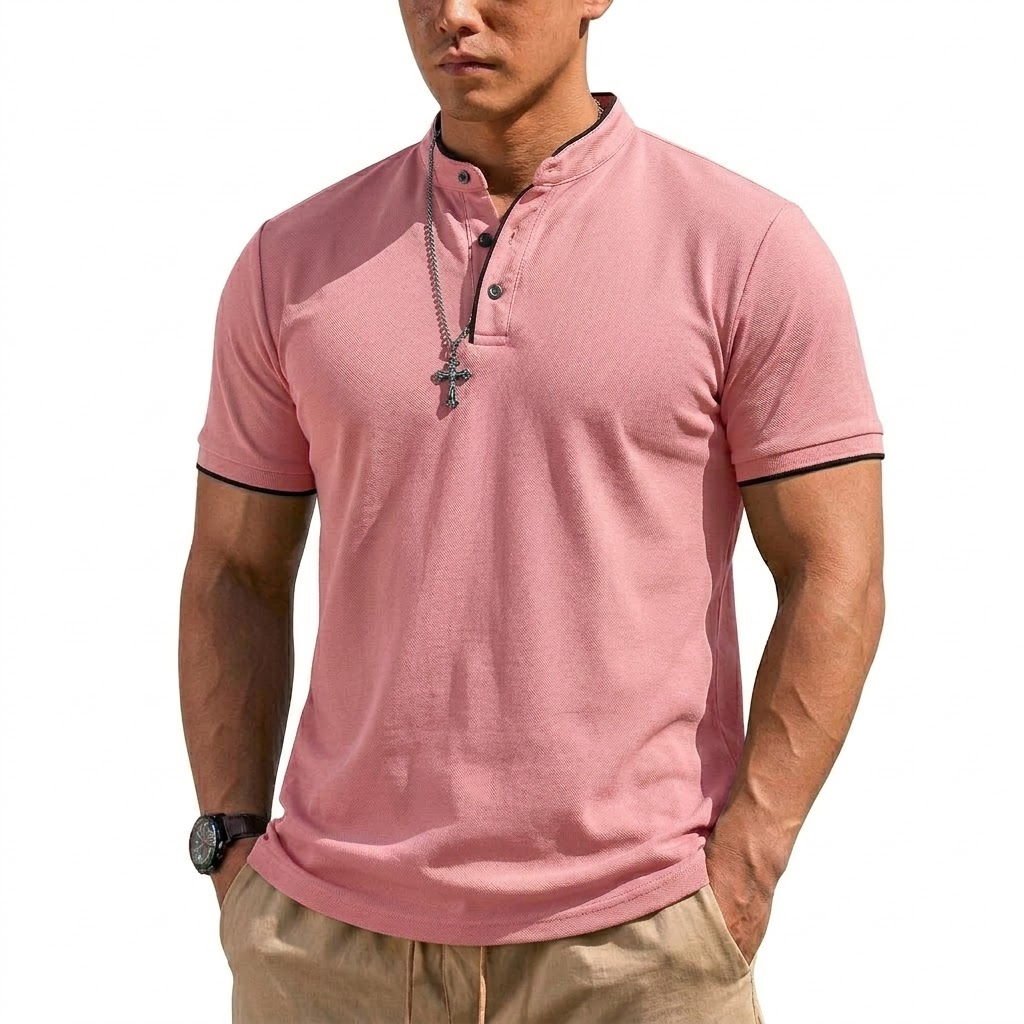 Letnia koszulka Henley z krótk – Men'S Fashion Trends 2025 recenzja i cena