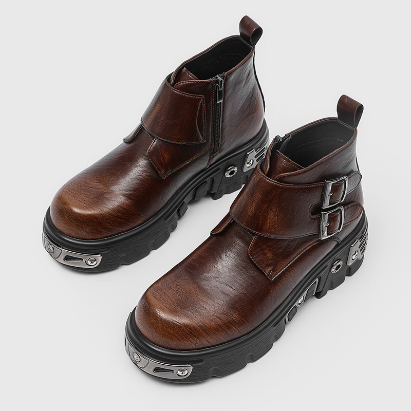 Męskie buty na platformie w st – Fashion Men'S Boots recenzja i cena