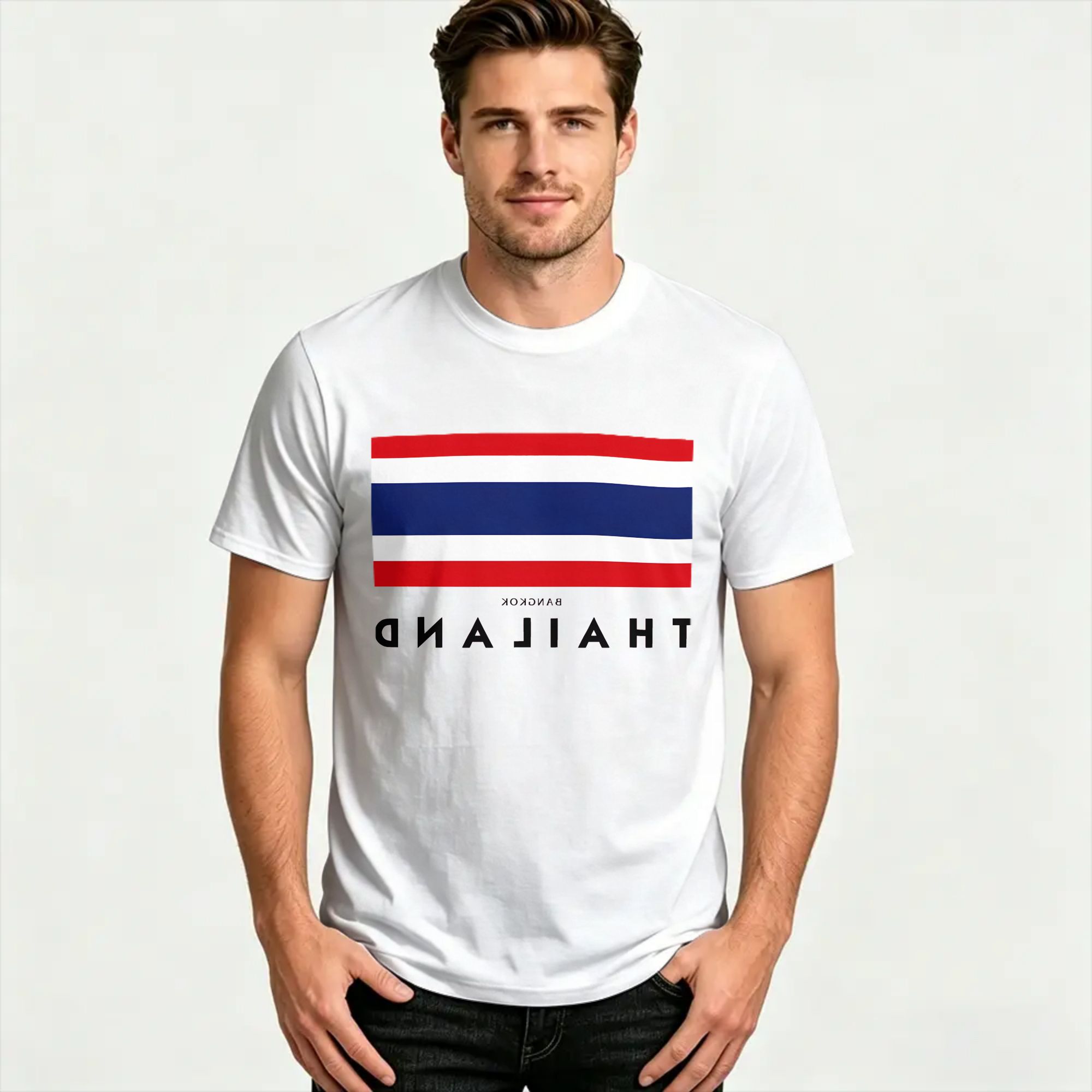 Koszulka Streetwear Letnia Ban – Mens Fashion Bangkok recenzja i cena