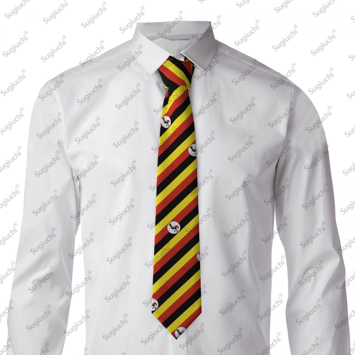 Krawaty na wesele z flagą Ugan – Men Fashion Uganda recenzja i cena