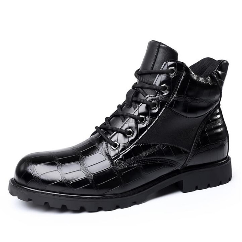 Męskie botki w kratę na kwadra – Mens Fashion Zapatos recenzja i cena
