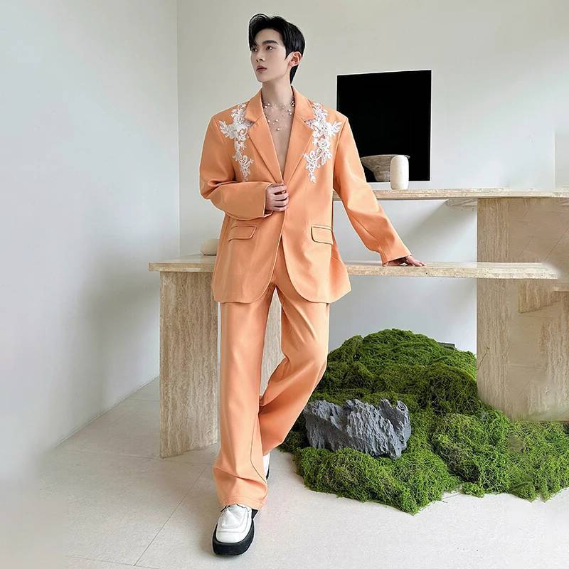 LUZHEN Wiosna Nowa Elegancka L – Mens Fashion Blazer recenzja i cena