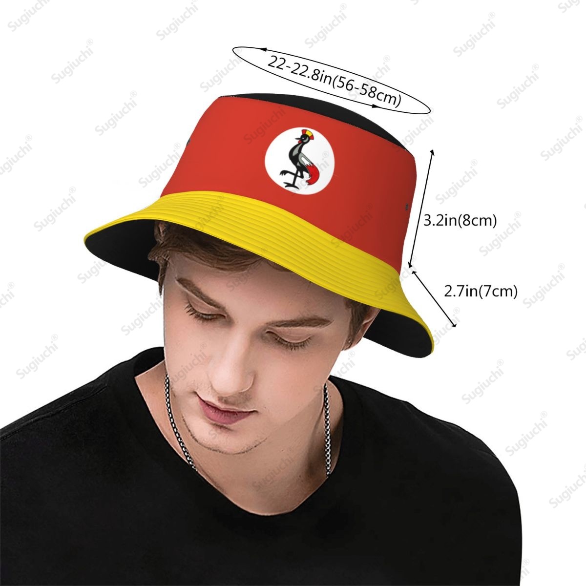 Kapelusz typu bucket z flagą U – Men Fashion Uganda recenzja i cena