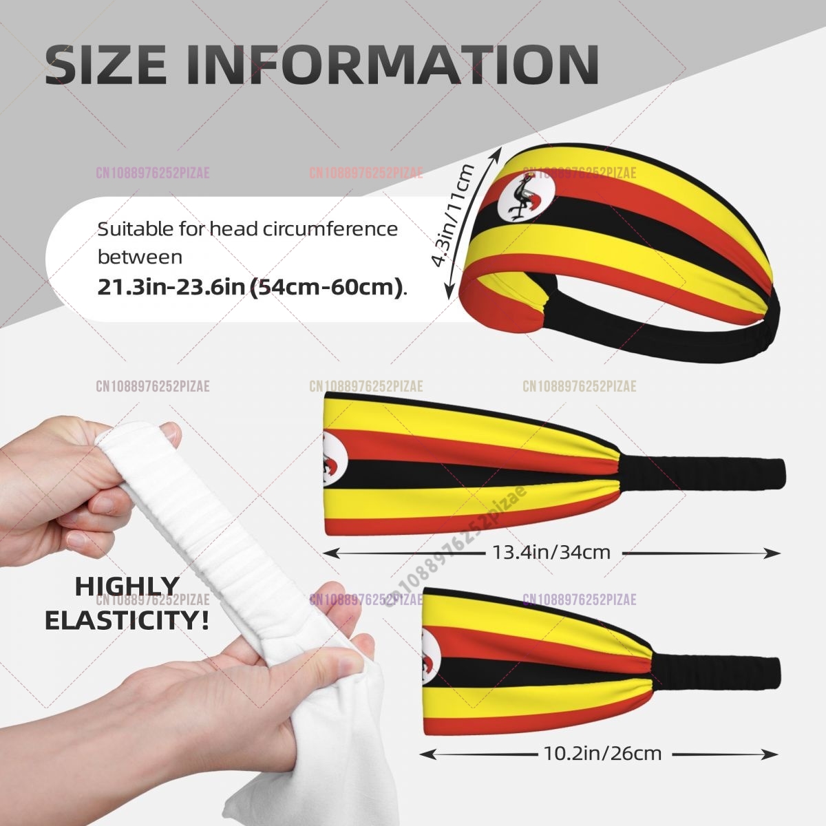 Opaski na głowę z flagą Ugandy – Men Fashion Uganda recenzja i cena