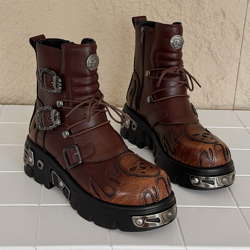 Męskie buty motocyklowe w styl – Fashion Men'S Boots recenzja i cena