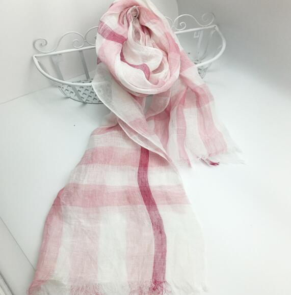 100% lniana krata kontrastowe  – Men'S Fashion Head Scarf recenzja i cena