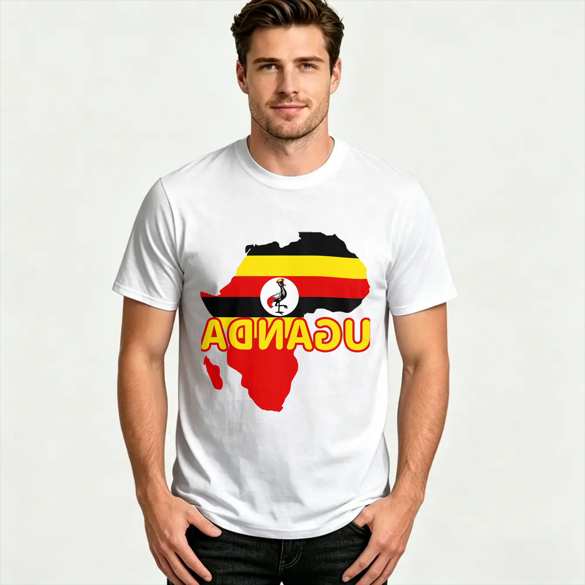 Uganda Ugandska Duma Flaga Map – Men Fashion Uganda recenzja i cena