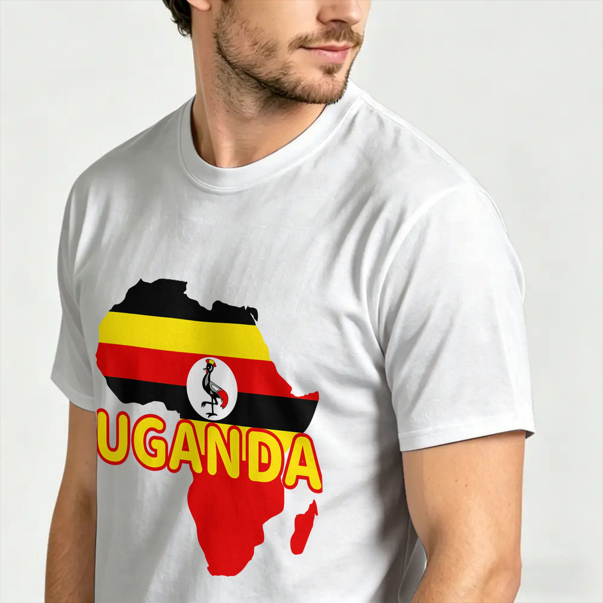 Uganda Ugandska Duma Flaga Map – Men Fashion Uganda recenzja i cena